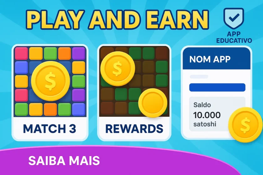 Cansado de Apps que Não Pagam? Testei os Jogos da Bling que Depositam Cripto na sua Coinbase